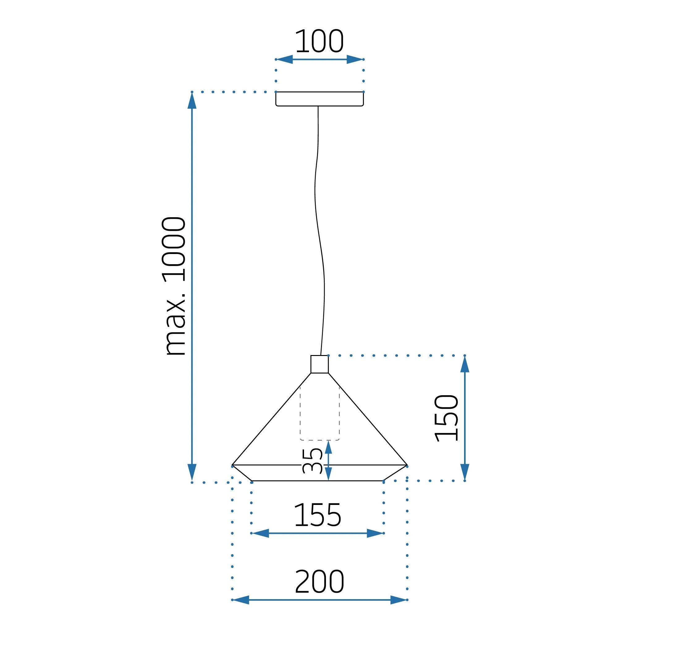 Lampa Wisząca APP1004-1CP 8