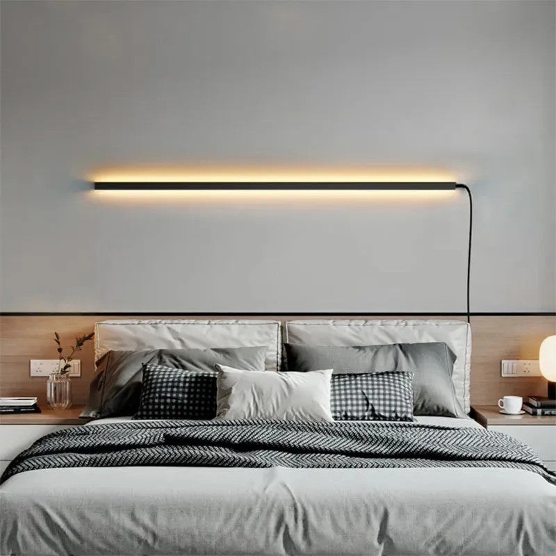 KINKIET ŚCIENNY LED LHJ065-W 120cm CZARNY 8