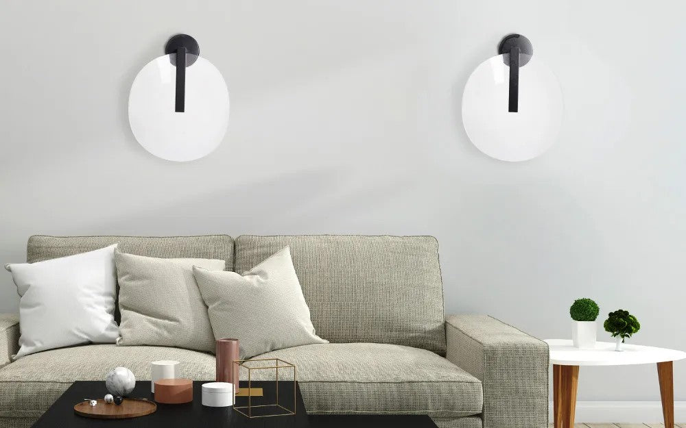 LAMPA ŚCIENNA KINKIET APP1313-W Czarna 8
