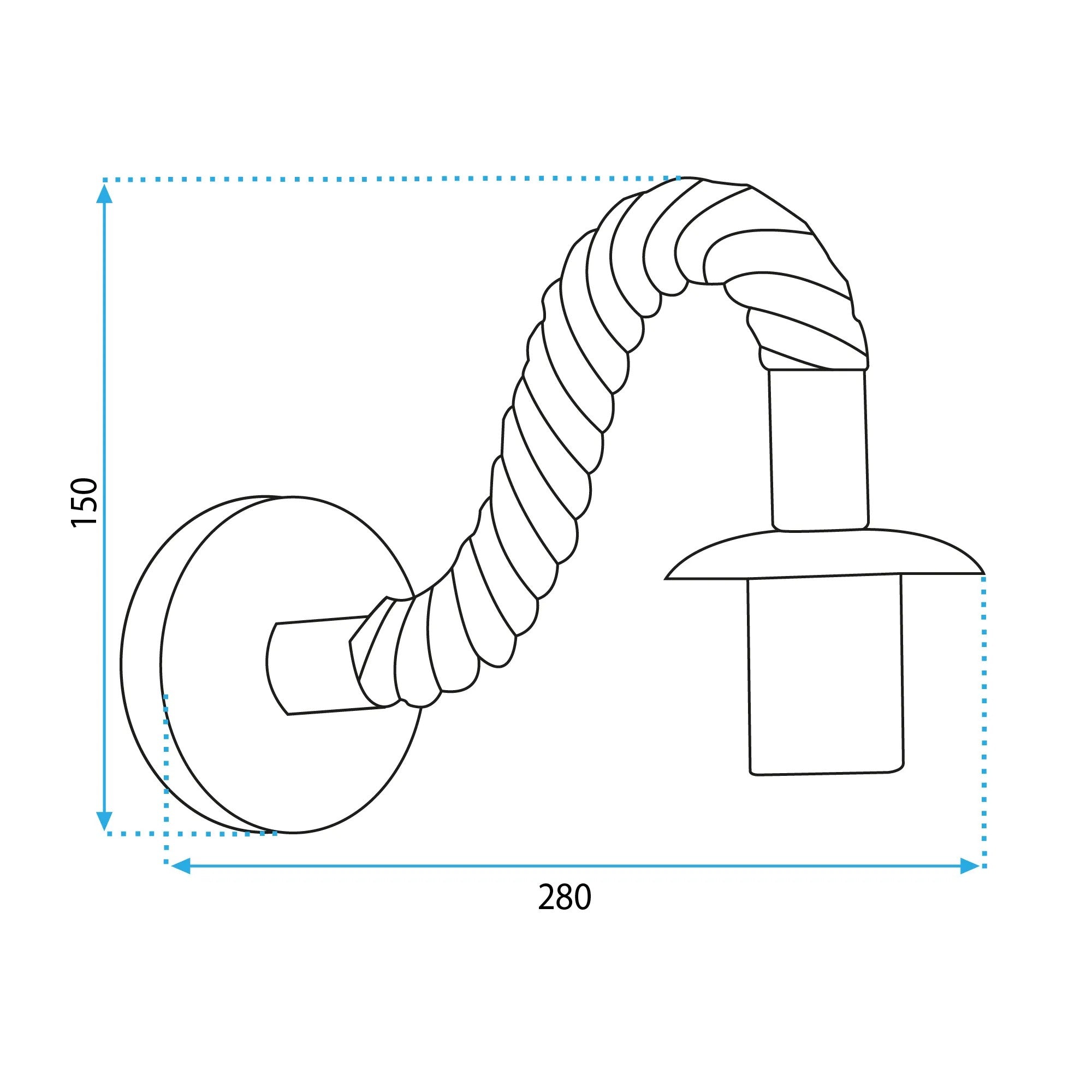 LAMPA ŚCIENNA KINKIET APP1466-1W 8