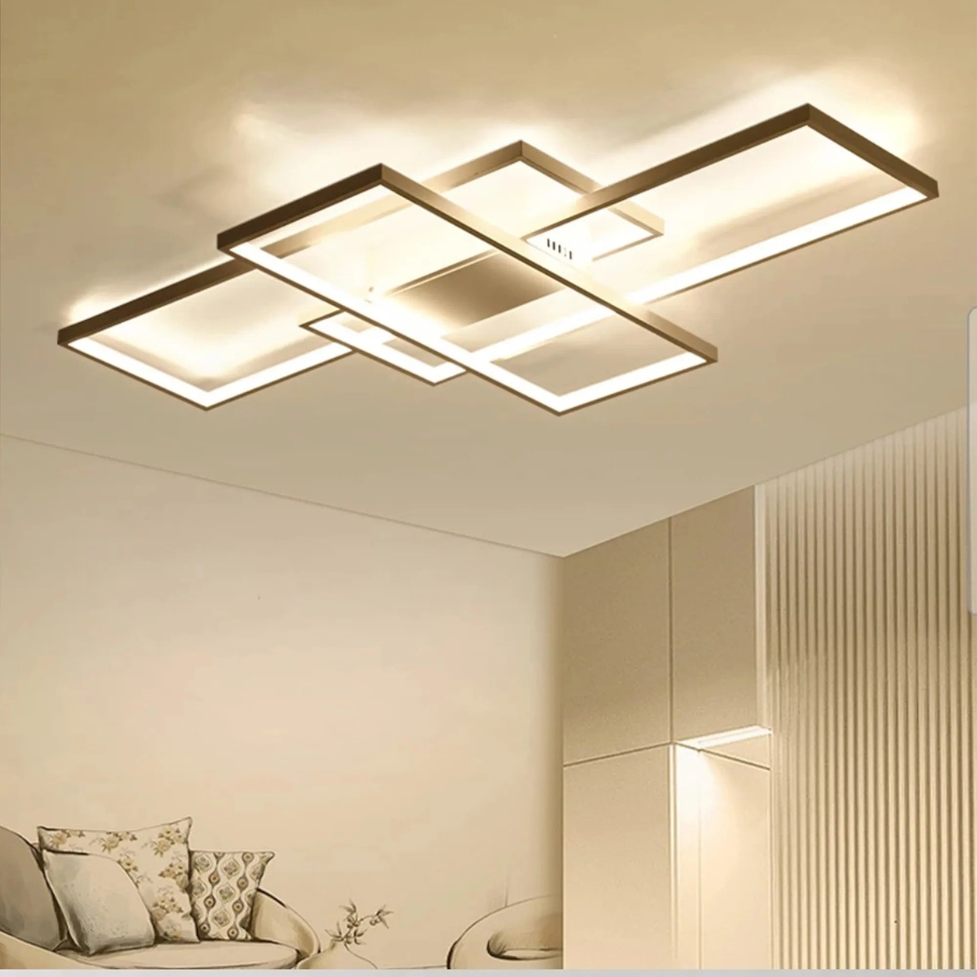 Lampa Sufitowa Nowoczesna LED + PILOT APP660 Biała 8