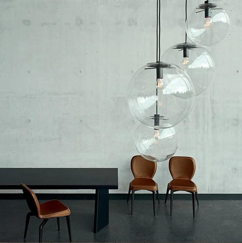 Lampa Sufitowa Wisząca Szklana Lassi 20 Cm APP306-1CP Czarna 8