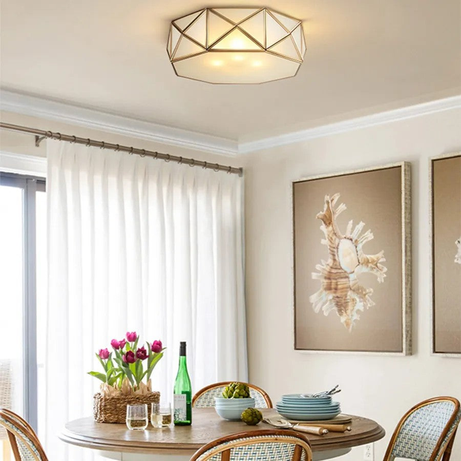 Lampa Sufitowa 35cm APP1238-C Złota 8