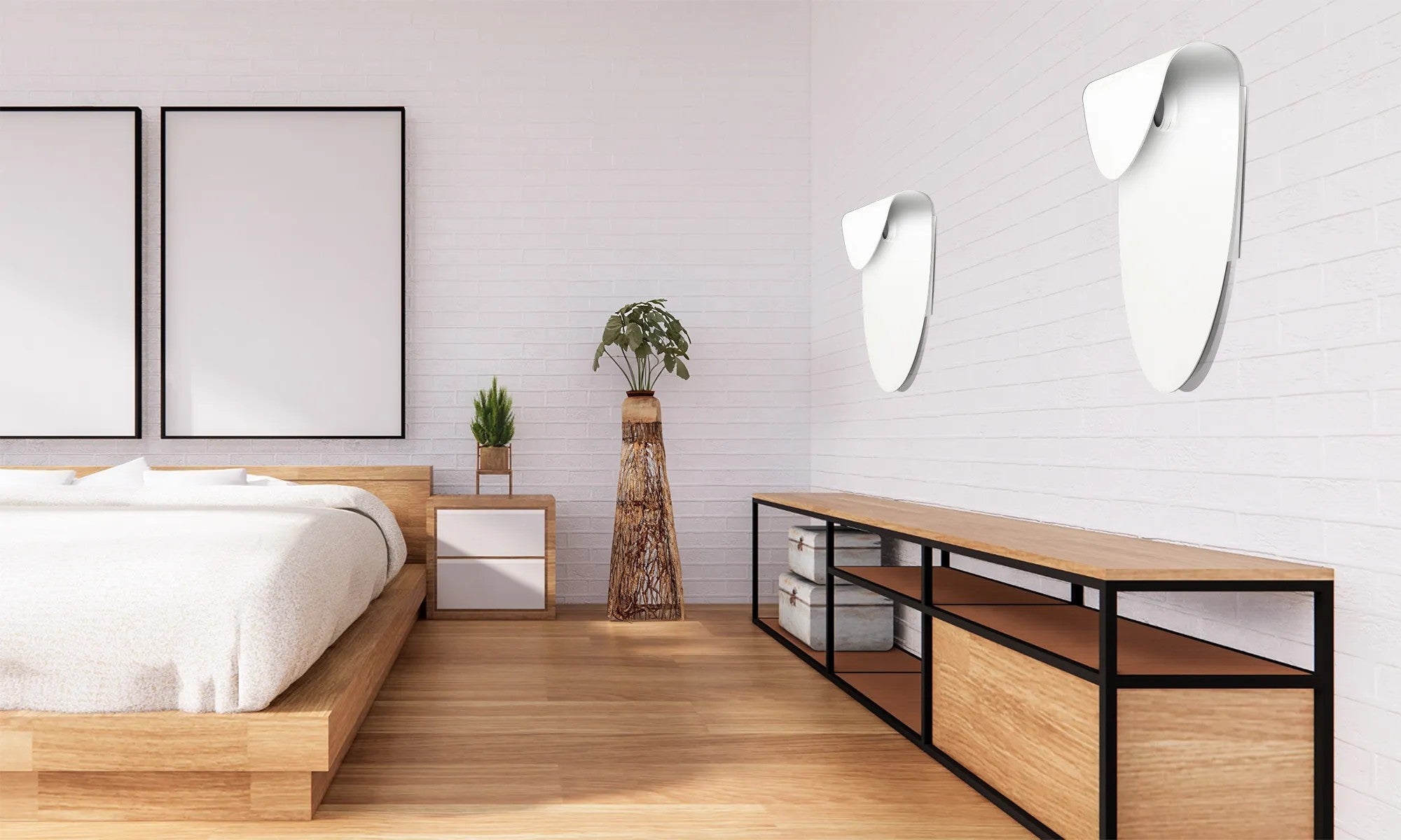 LAMPA ŚCIENNA KINKIET APP1428-W BIAŁA 8