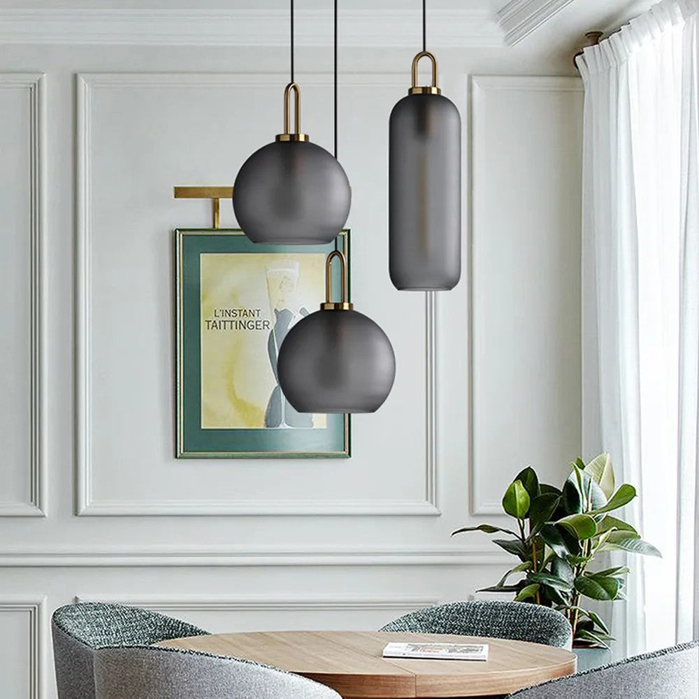 Lampa Sufitowa Wisząca Szklana Tuba APP628-1CP 8