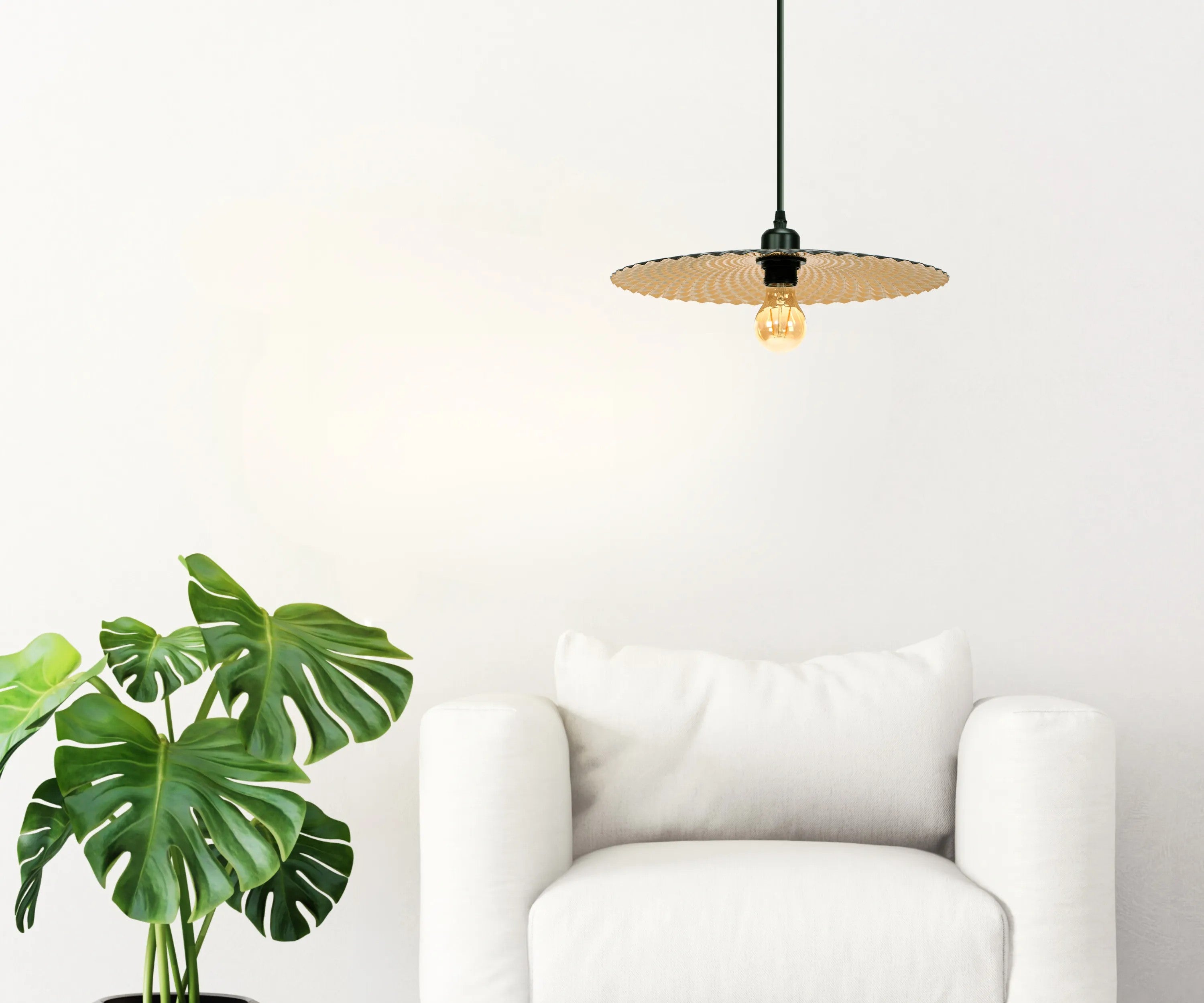 Lampa Wisząca APP1290-1CP Old Gold 8