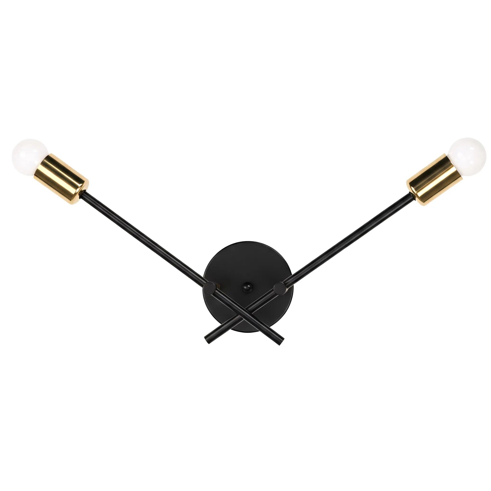 LAMPA ŚCIENNA KINKIET APP1119-2W Czarna 8