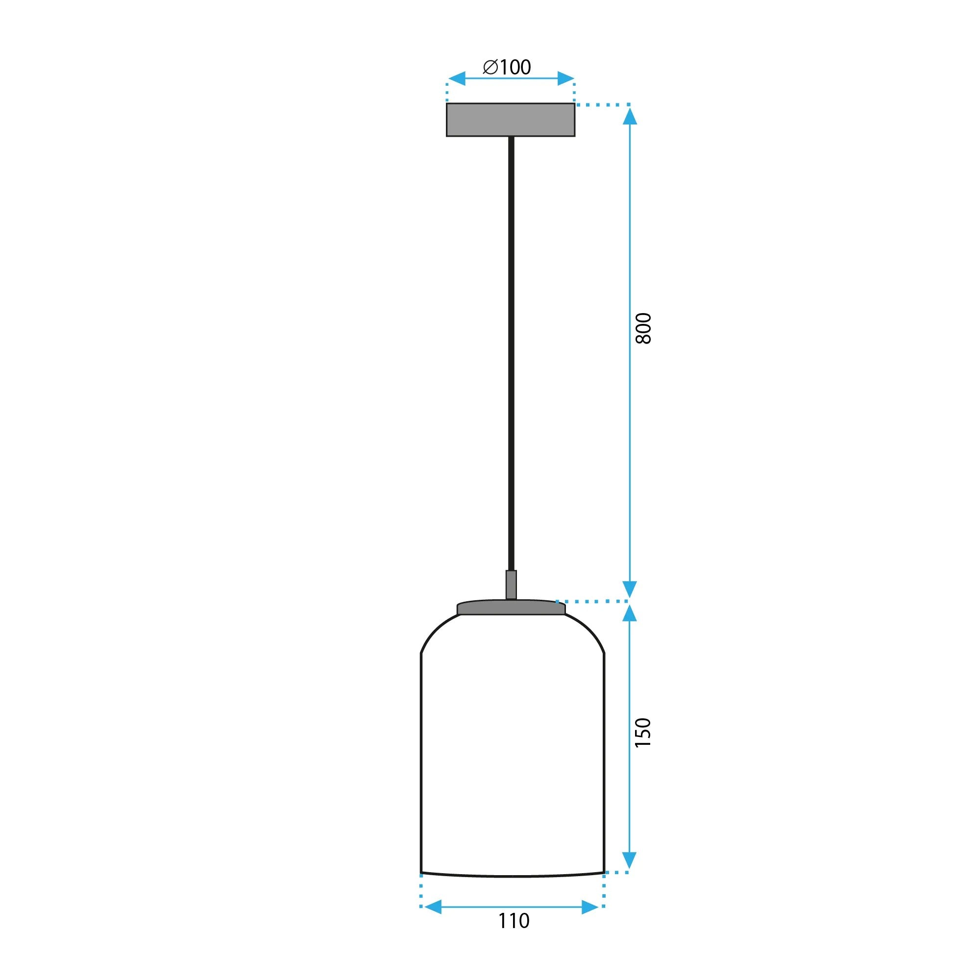 Lampa Wisząca APP1169-1CP 8