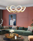 LAMPA WISZĄCA LED APP1800-CP ZŁOTA SZCZOTKOWANA 8