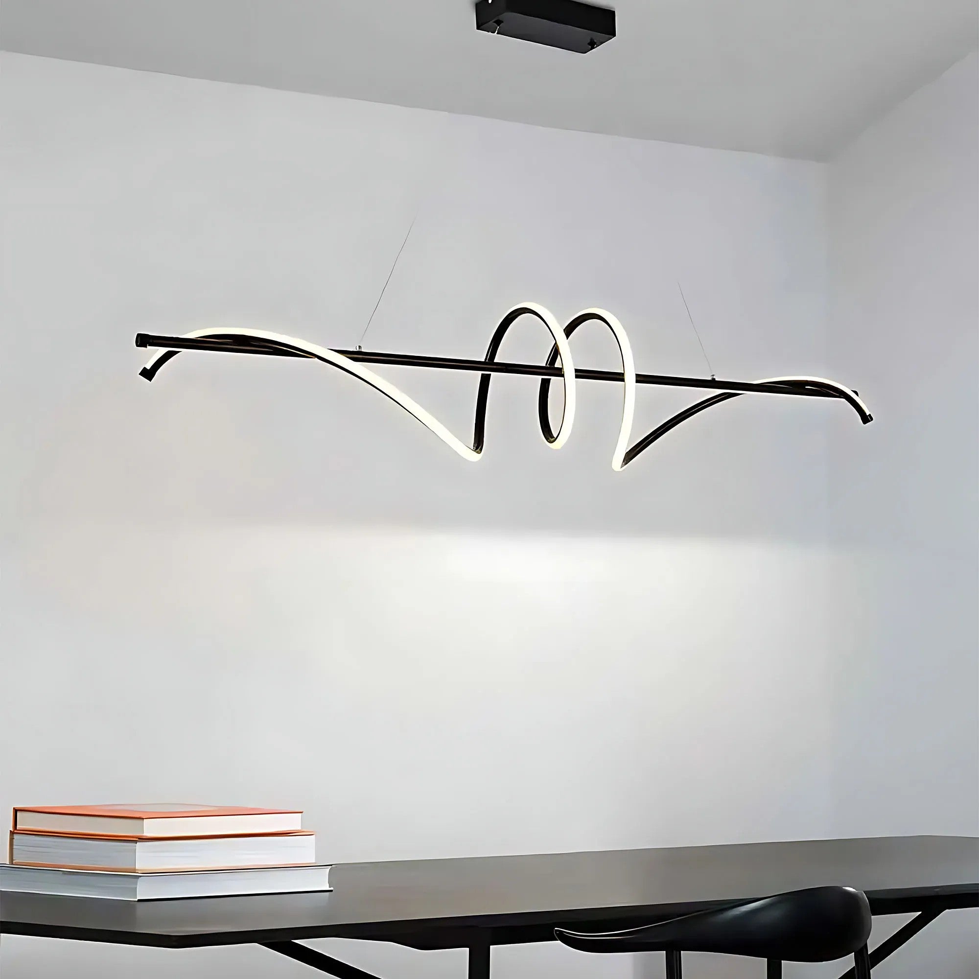 Lampa WISZĄCA LED LHJ023-CP 120 Cm CZARNA 8