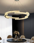 LAMPA SUFITOWA WISZĄCA LED APP1770-CP CHROM 60cm 8