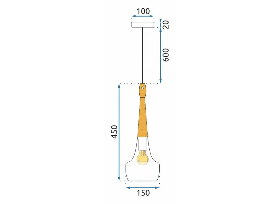 Lampa Sufitowa APP936-1CP Czarna 8