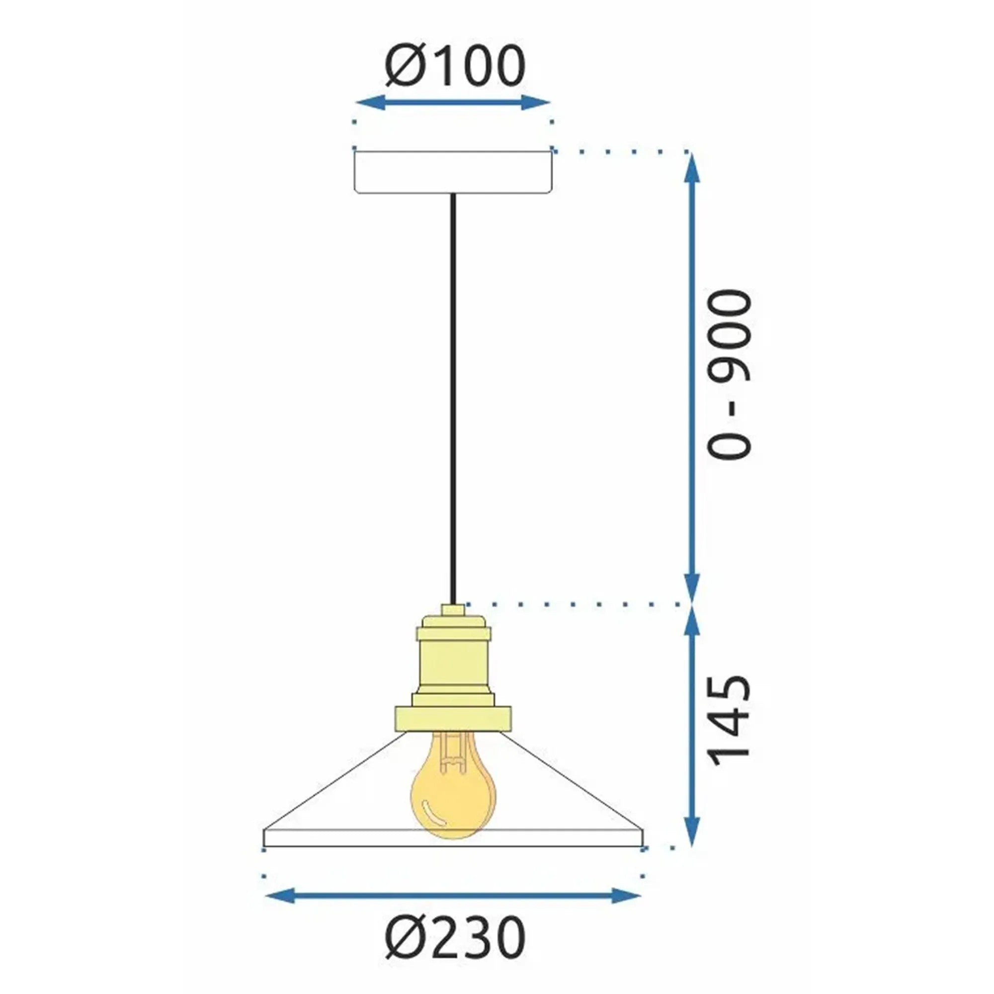 Lampa Wisząca APP1172-1CP Biała 8