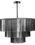 LAMPA SUFITOWA WISZĄCA APP1678-8CP SZARA 8