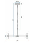 Lampa Sufitowa Wisząca LED MODERN APP770-6C 8