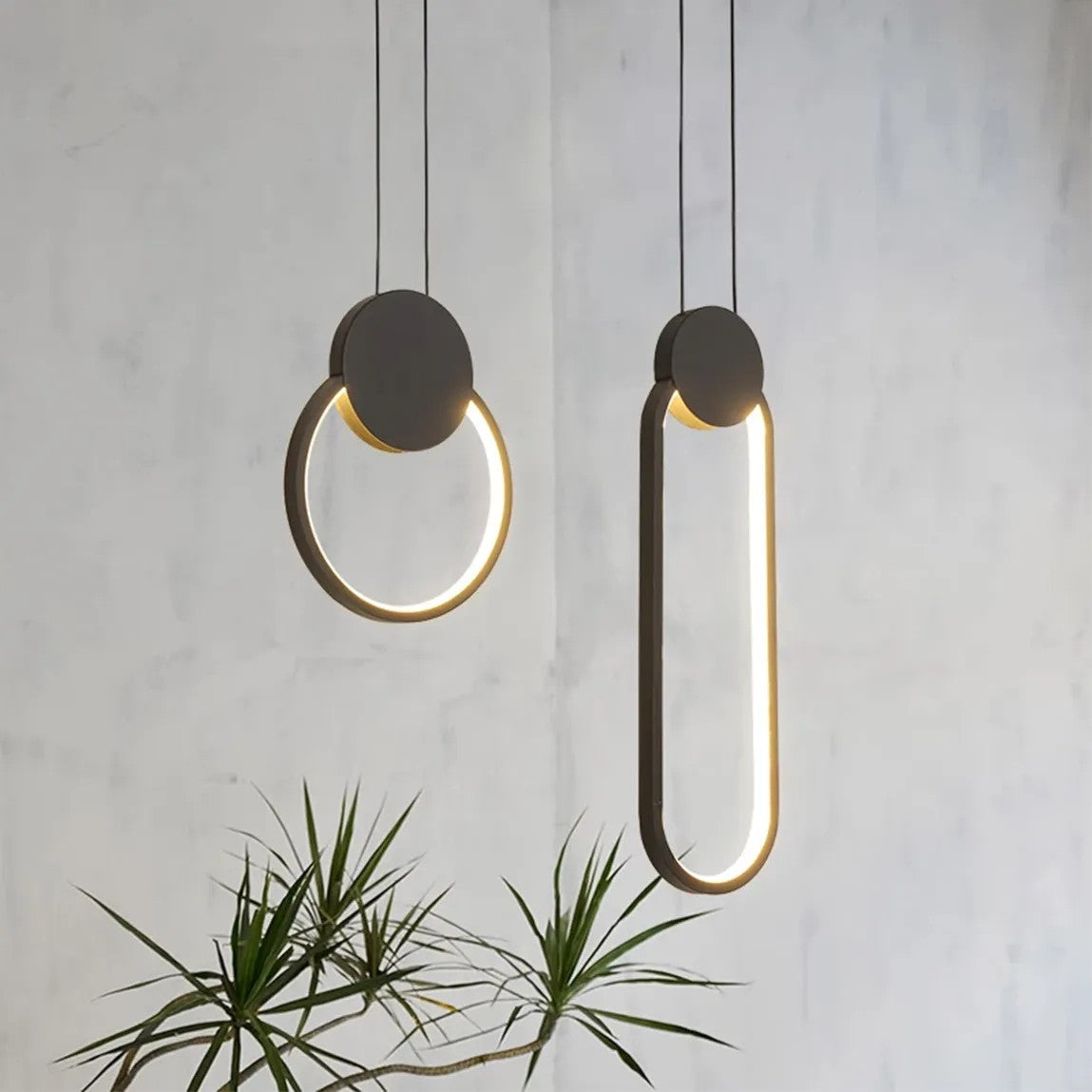 Lampa Sufitowa Wisząca LED APP852-CP Czarna 8