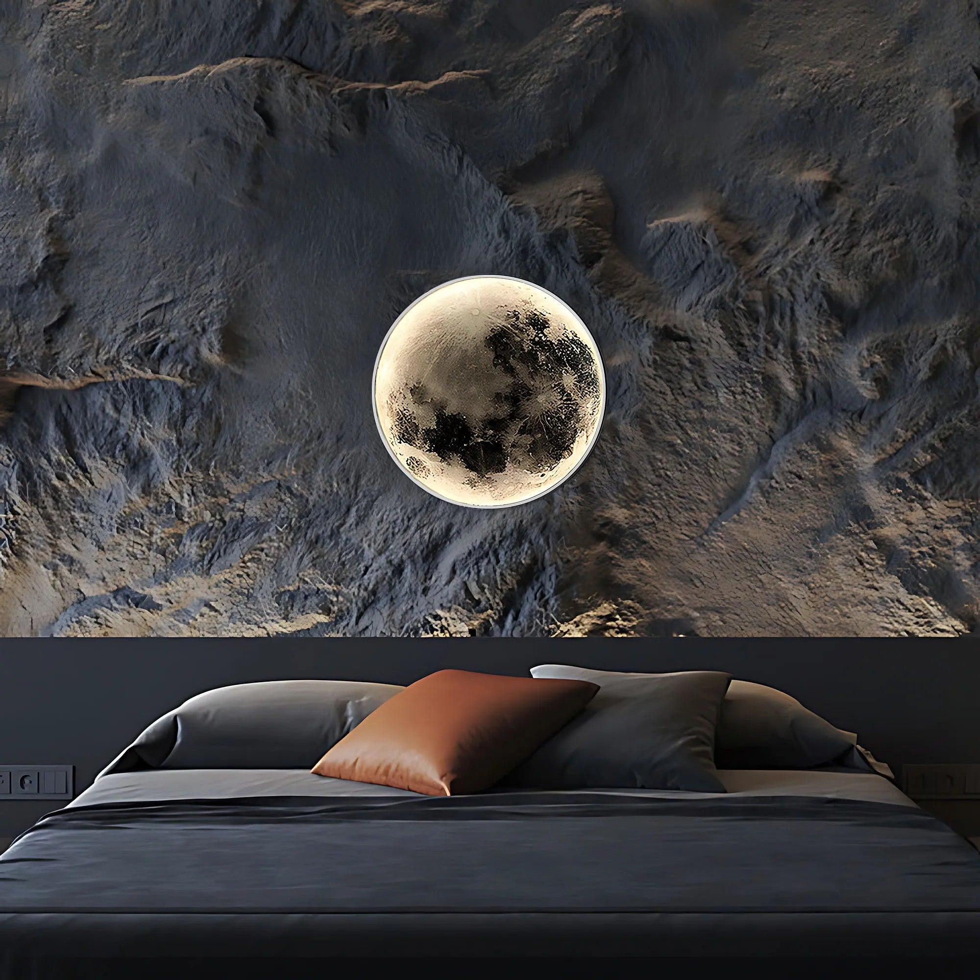 Lampa Sufitowa APP1806-CW Moon Plafon LED BIAŁA 8