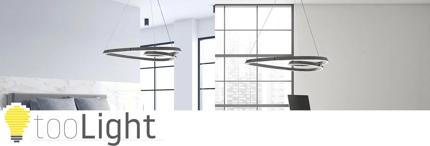 Lampa Sufitowa Wisząca Loop LED + Pilot APP798-cp Chrom 8