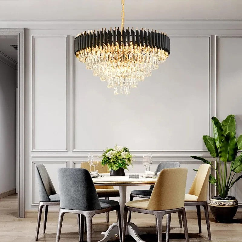 Lampa Wisząca Z Kryształami APP1058-CP 8