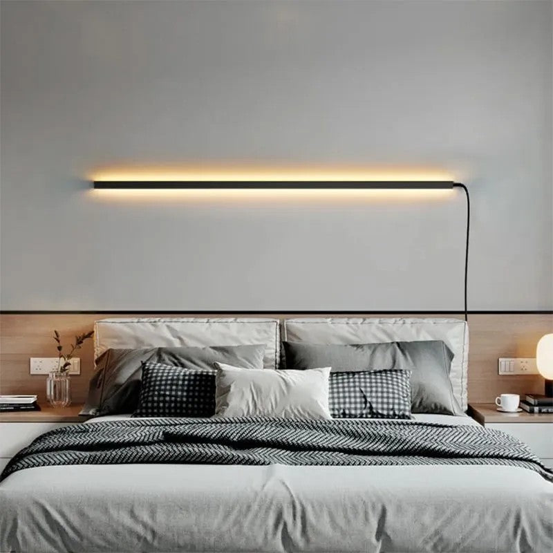 KINKIET ŚCIENNY LED LHJ066-W 150cm CZARNY 8