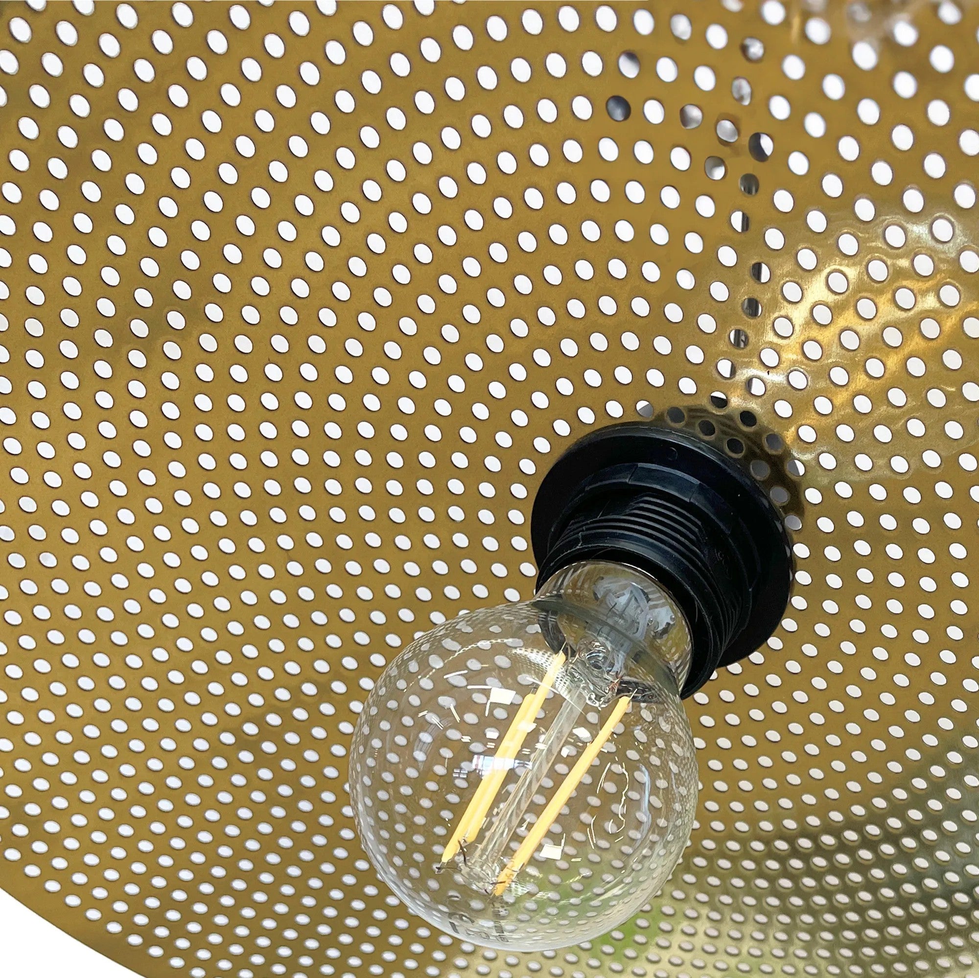 LAMPA SUFITOWA WISZĄCA APP1470-1CP Czarna/stare Złoto 8