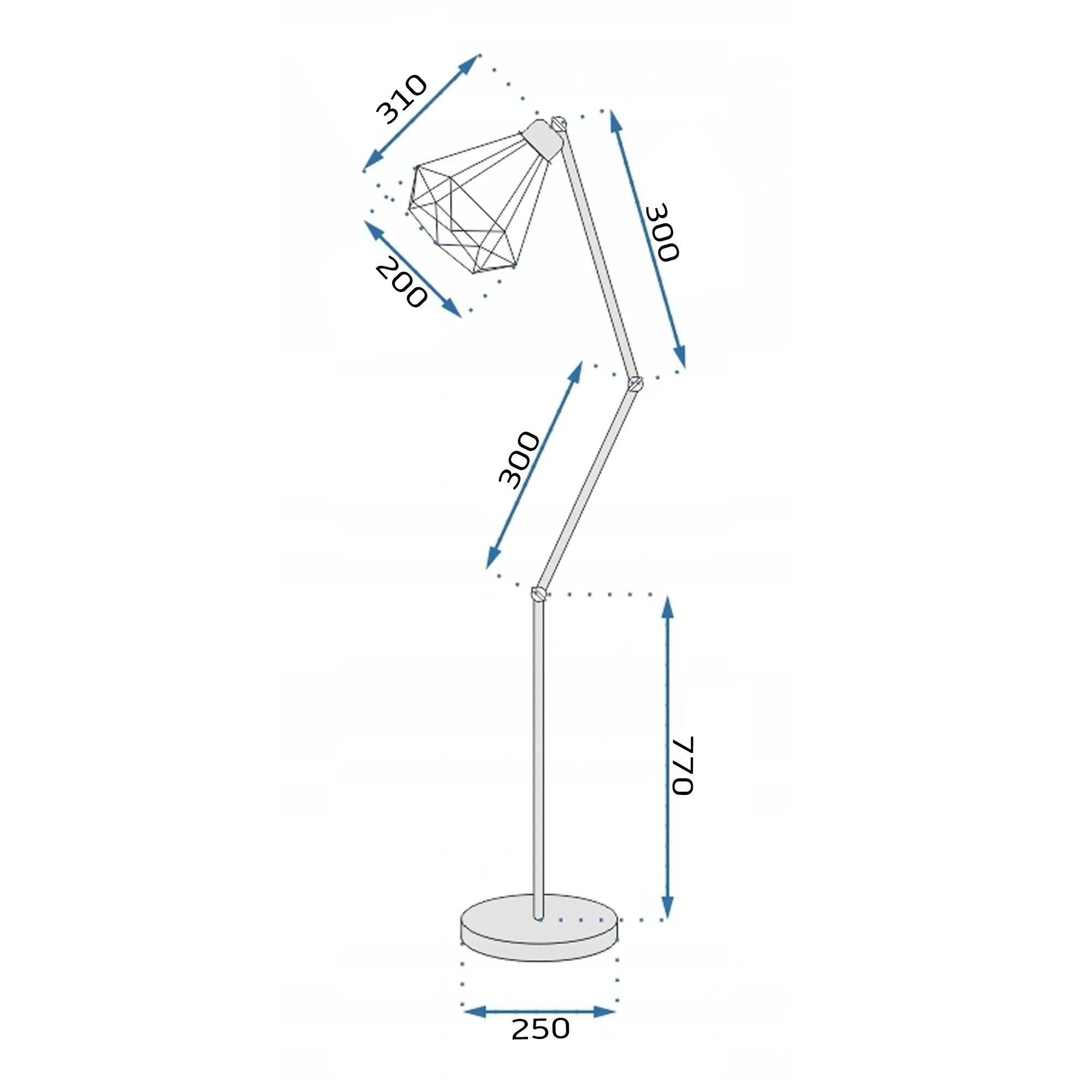 Lampa Stojąca Podłogowa Reno APP540-1F 8