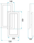 LAMPA SUFITOWA LED SWE059-C PLAFON CZARNA 8