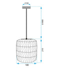 Lampa Wisząca Boho APP1252-1CP 8