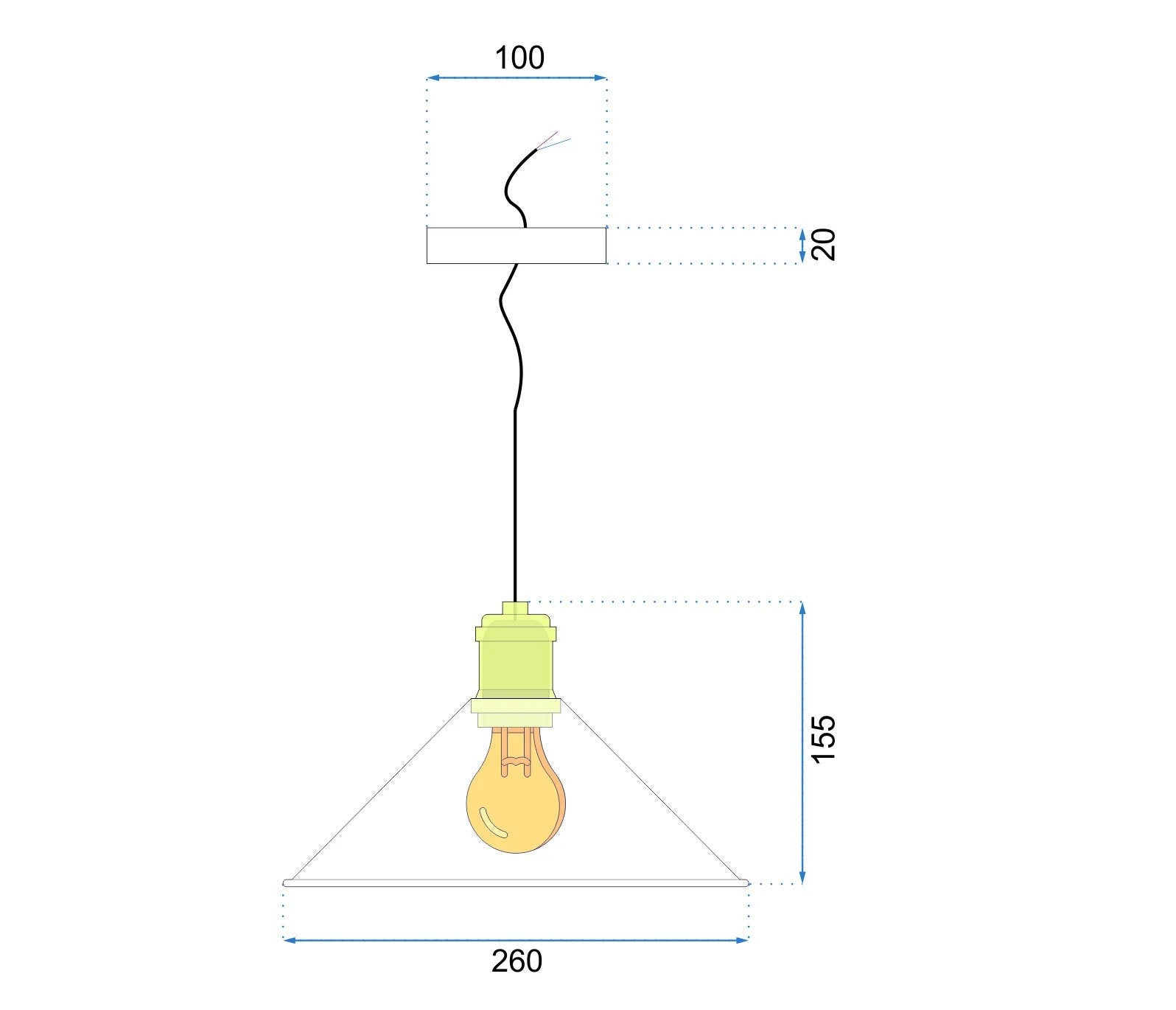 LAMPA SUFITOWA WISZĄCA PORTO BLACK APP016-1CP 8