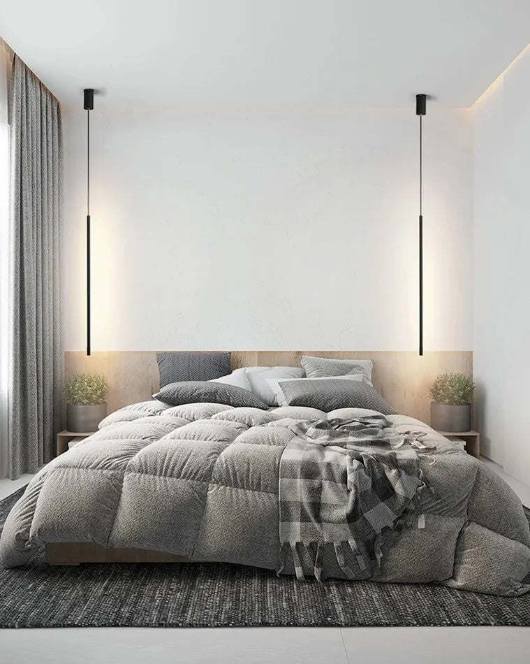 LAMPA SUFITOWA WISZĄCA LED APP1413-C BLACK 100cm 8
