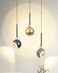 LAMPA SUFITOWA WISZĄCA LED G087-1CP Czarna Metaliczna 8