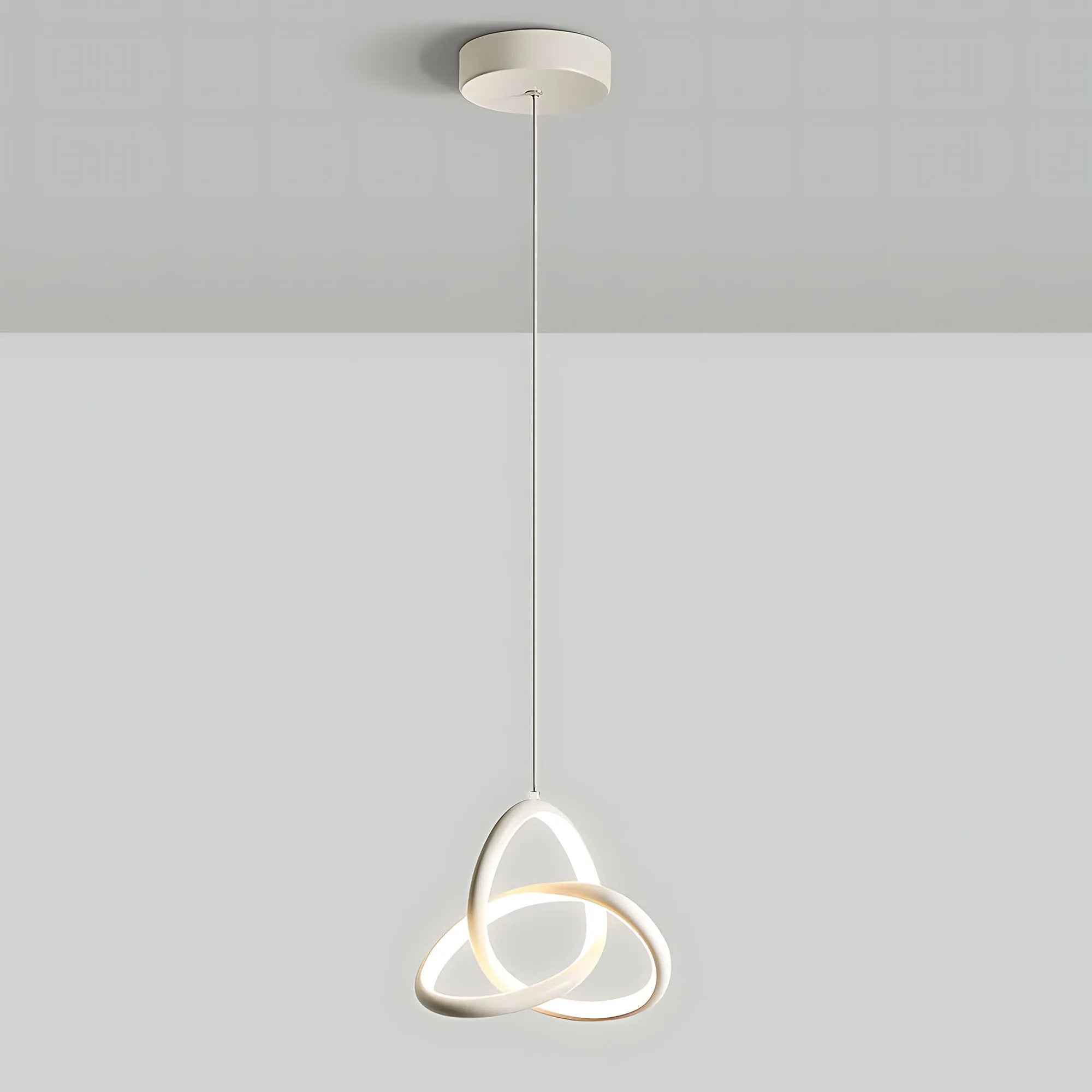 LAMPA SUFITOWA WISZĄCA LED APP1783-CP BIAŁA 8