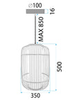 LAMPA WISZĄCA BAMBUSOWA APP1626-1CP 8