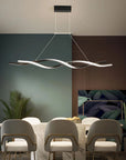 LAMPA SUFITOWA WISZĄCA LED LHJ020-CP CZARNA 8