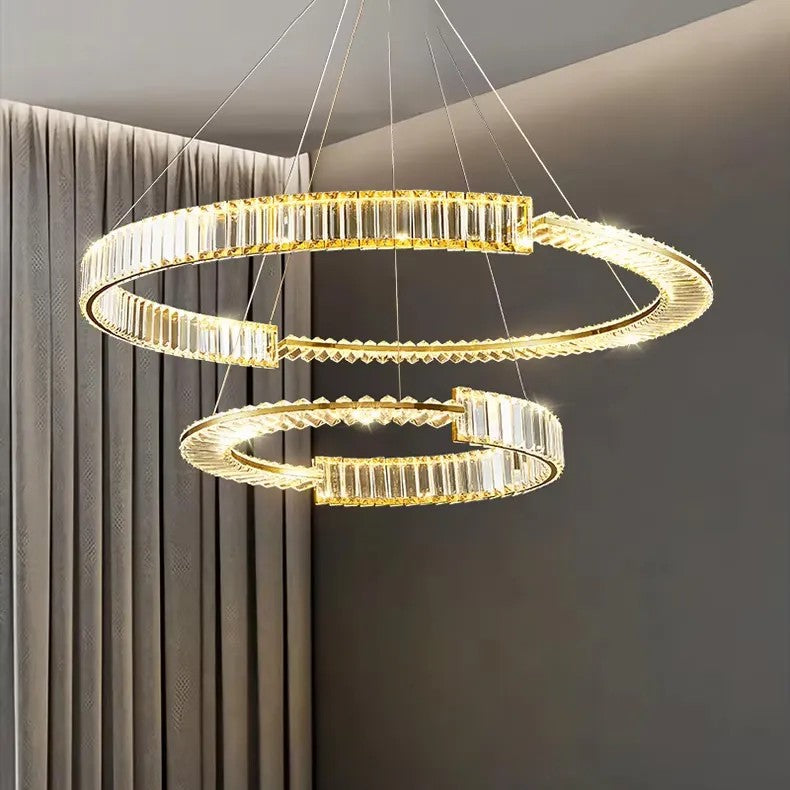 LAMPA WISZĄCA LED APP1524-CP60/80 GOLD 8