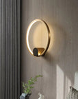 LAMPA ŚCIENNA KINKIET LED APP1388-CW OLD GOLD 40cm 8