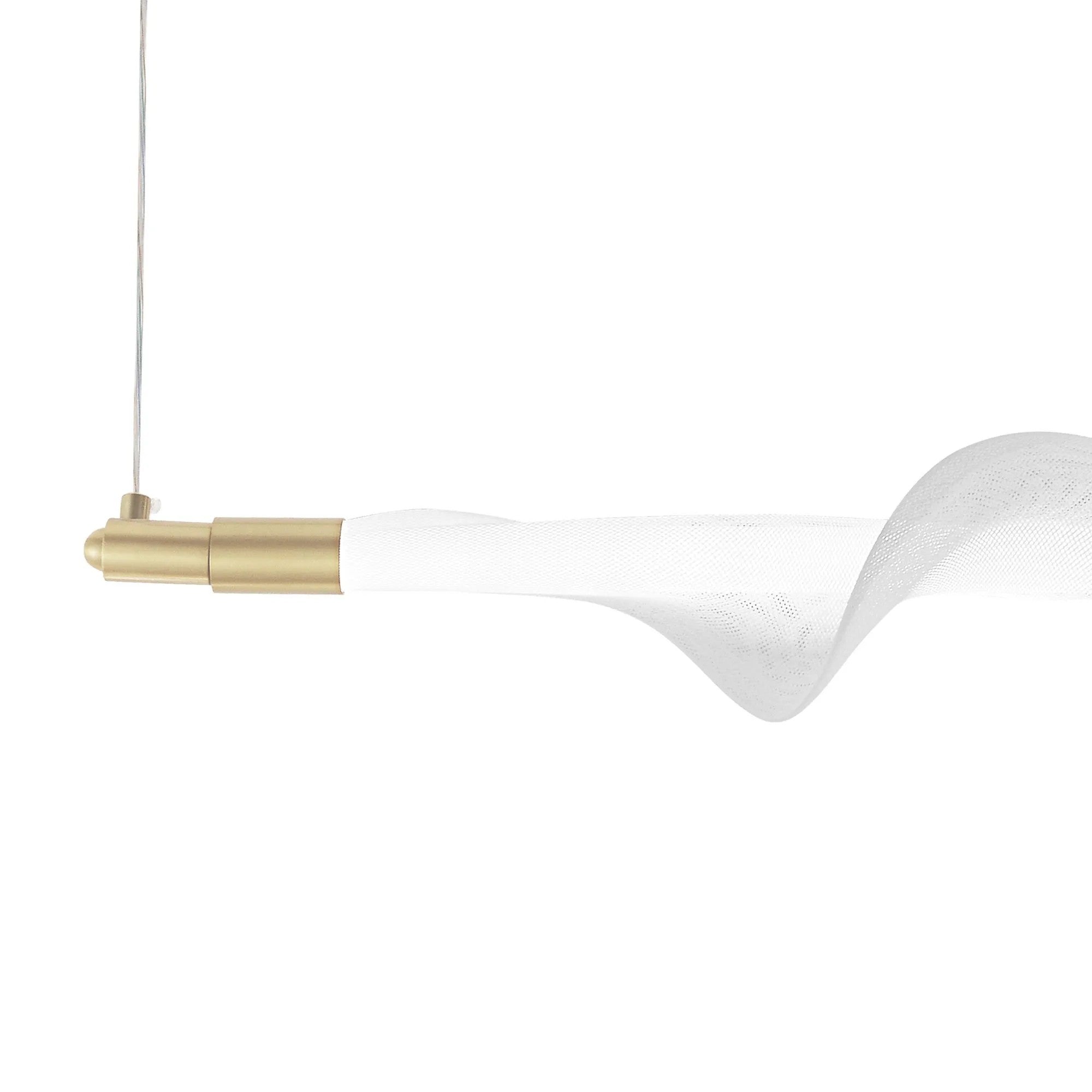 LAMPA WISZĄCA LED G011-CP BIAŁY/ZŁOTY 8