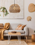 Lampa Wisząca Boho APP1291-1CP Beż 8