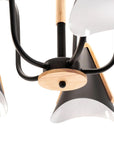 Lampa Sufitowa Skandynawska Pięcioramienna APP607-5C Czarna 8