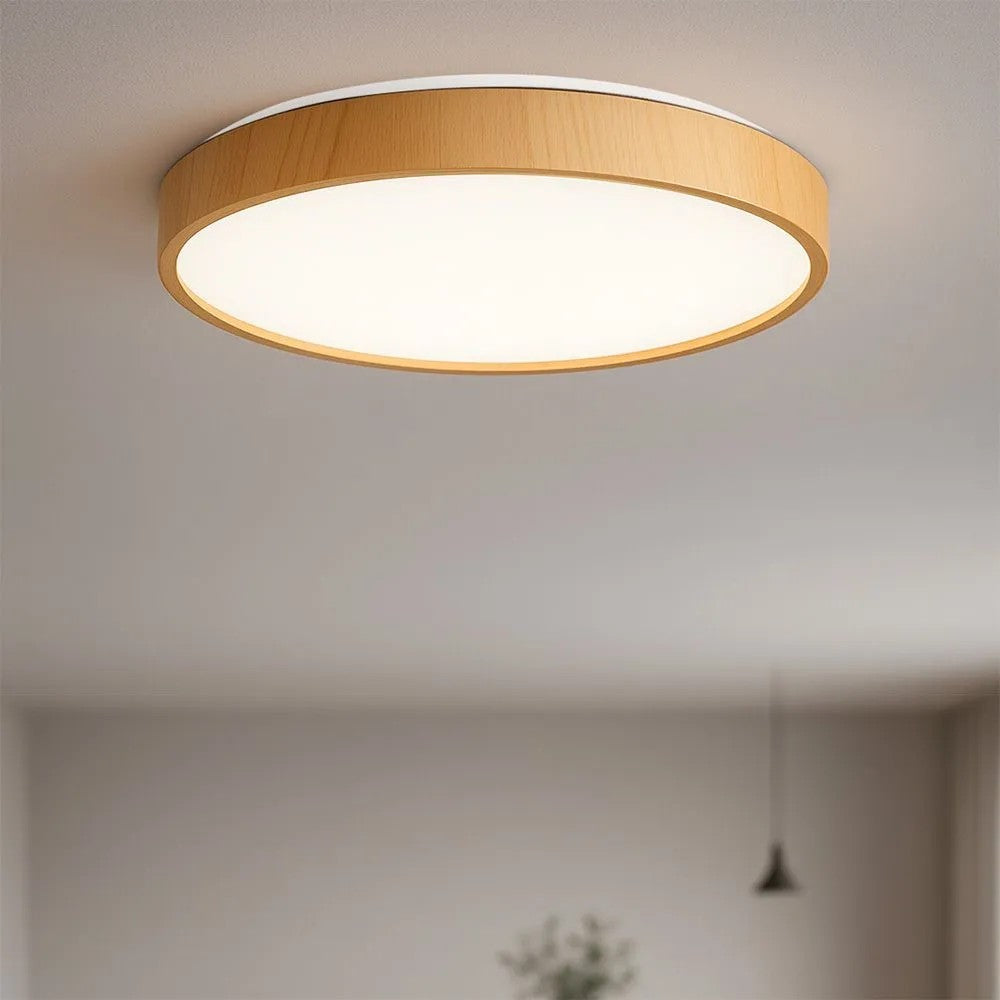 Lampa Sufitowa Plafon G116-C 40CM WOOD 8