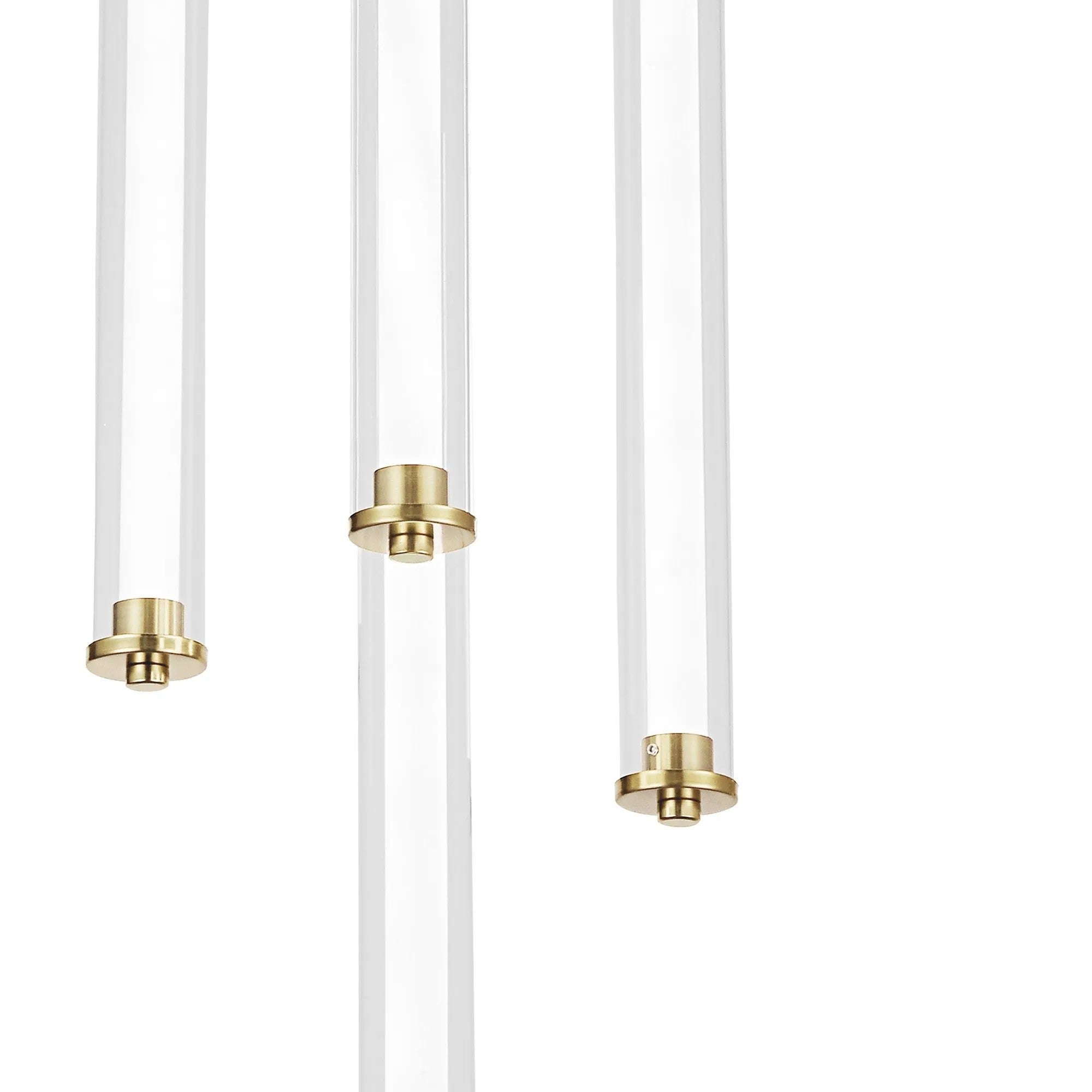 LAMPA WISZĄCA LED G024-4CPR ZŁOTA 8