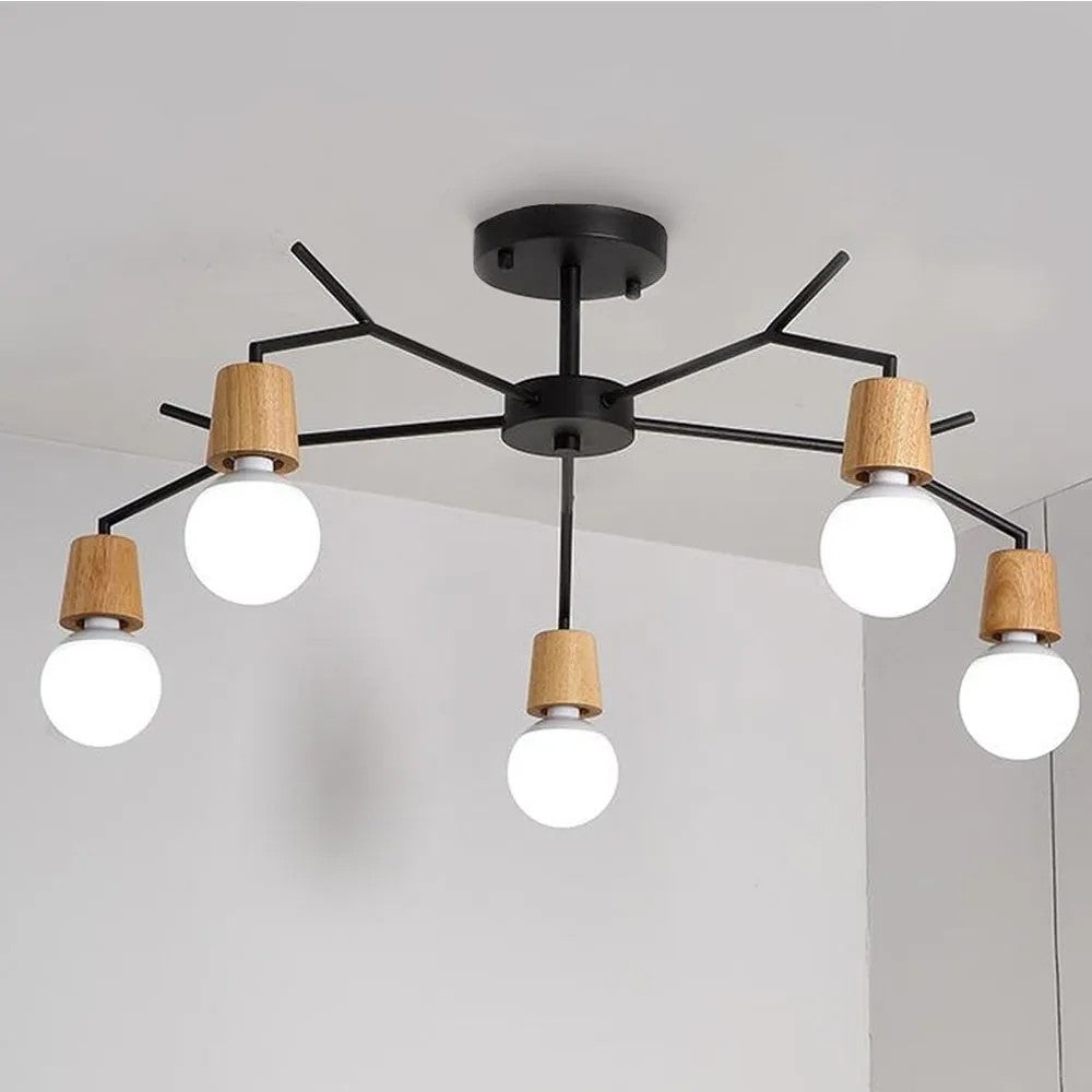 Lampa Sufitowa Skandynawska Metal APP694-5C 8
