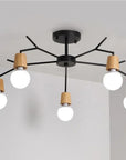 Lampa Sufitowa Skandynawska Metal APP694-5C 8