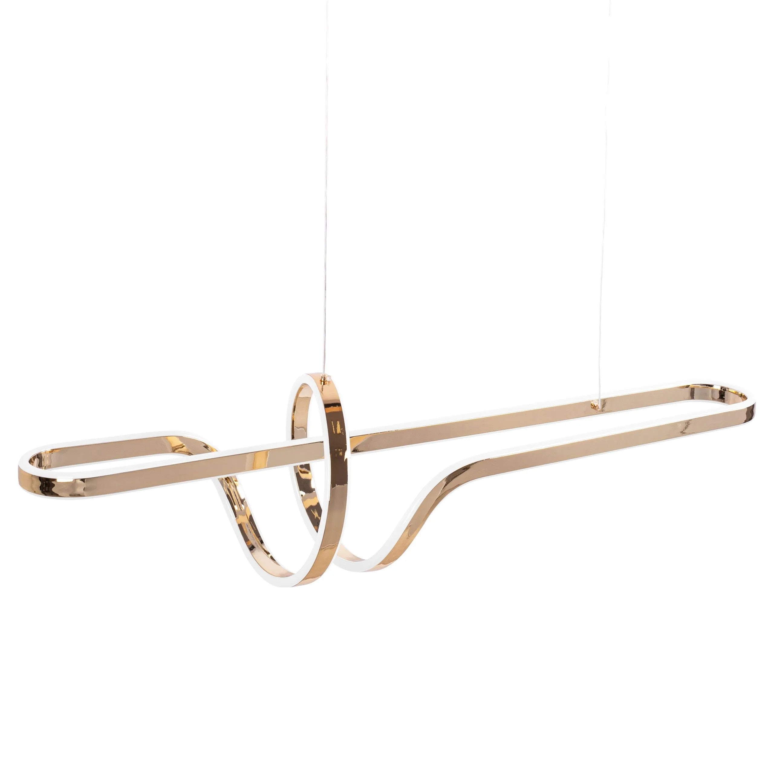 LAMPA WISZĄCA LED G039-CP Złota 8