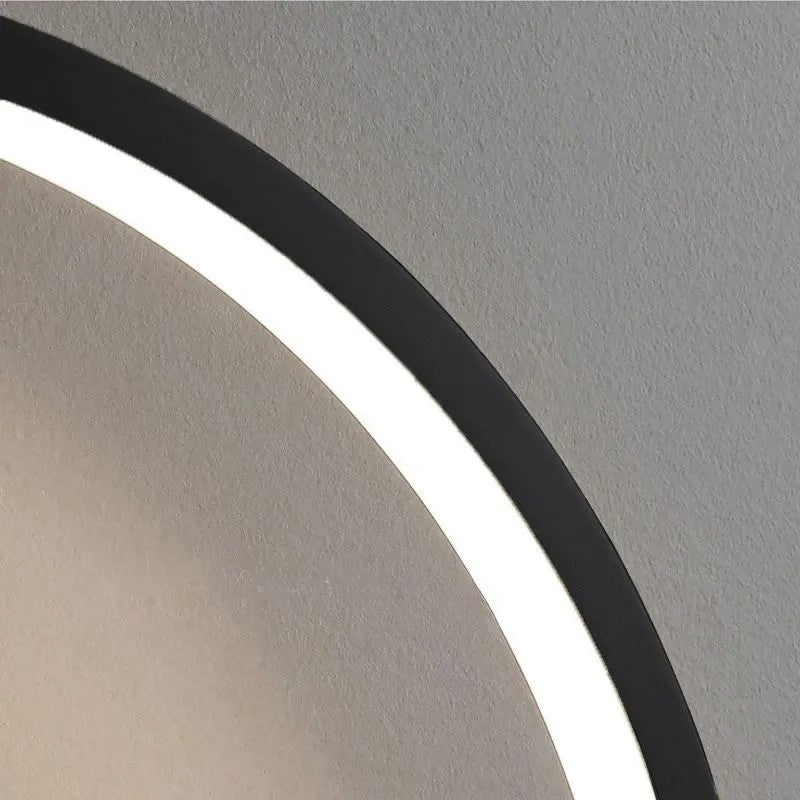 LAMPA ŚCIENNA KINKIET LED APP1386-CW BLACK 40cm 8
