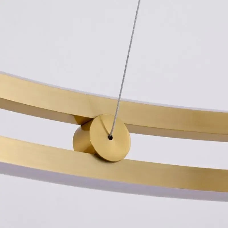 Lampa Wisząca LHJ015-CP 60 CM GOLD 8