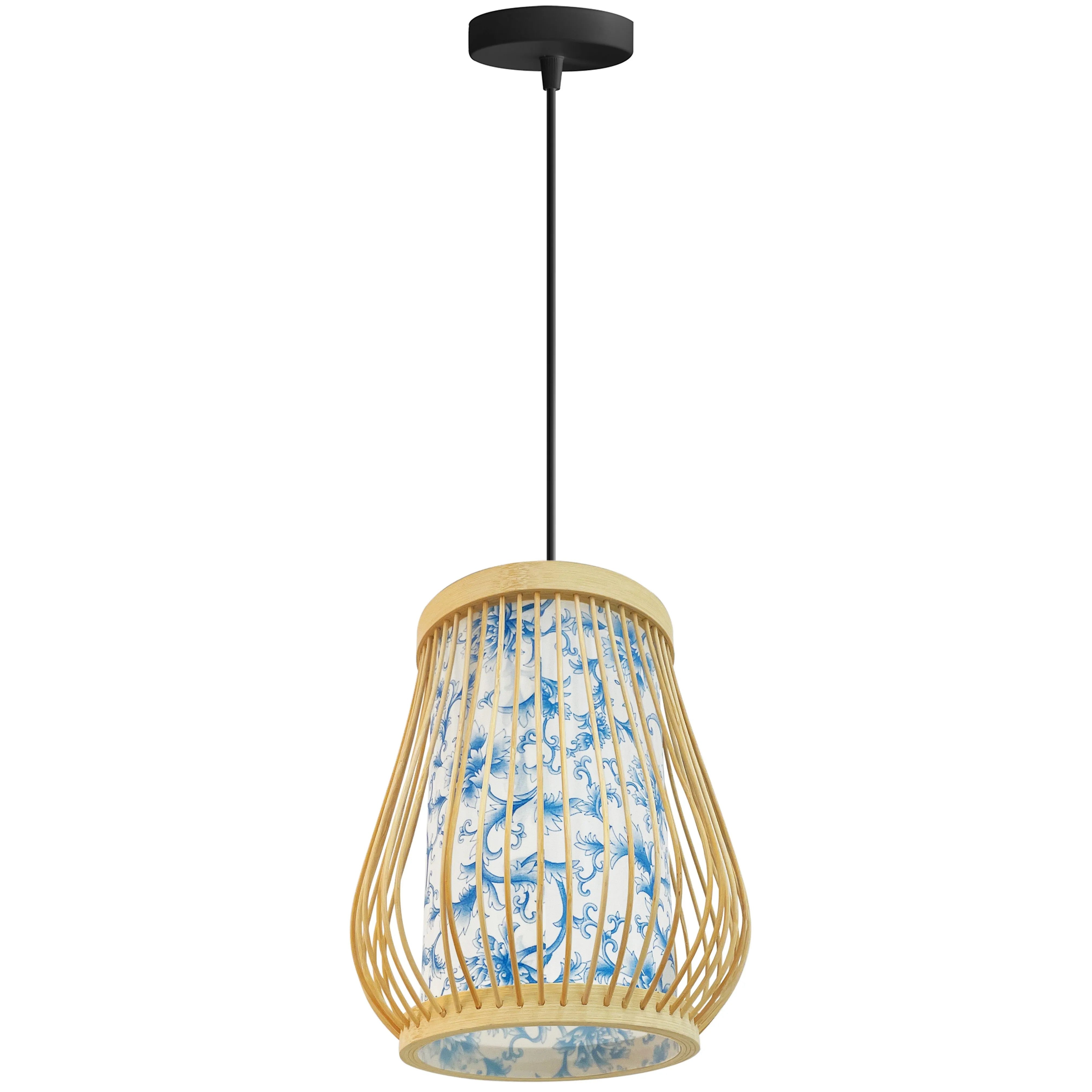 LAMPA WISZĄCA BAMBUSOWA APP1635-1CP 8