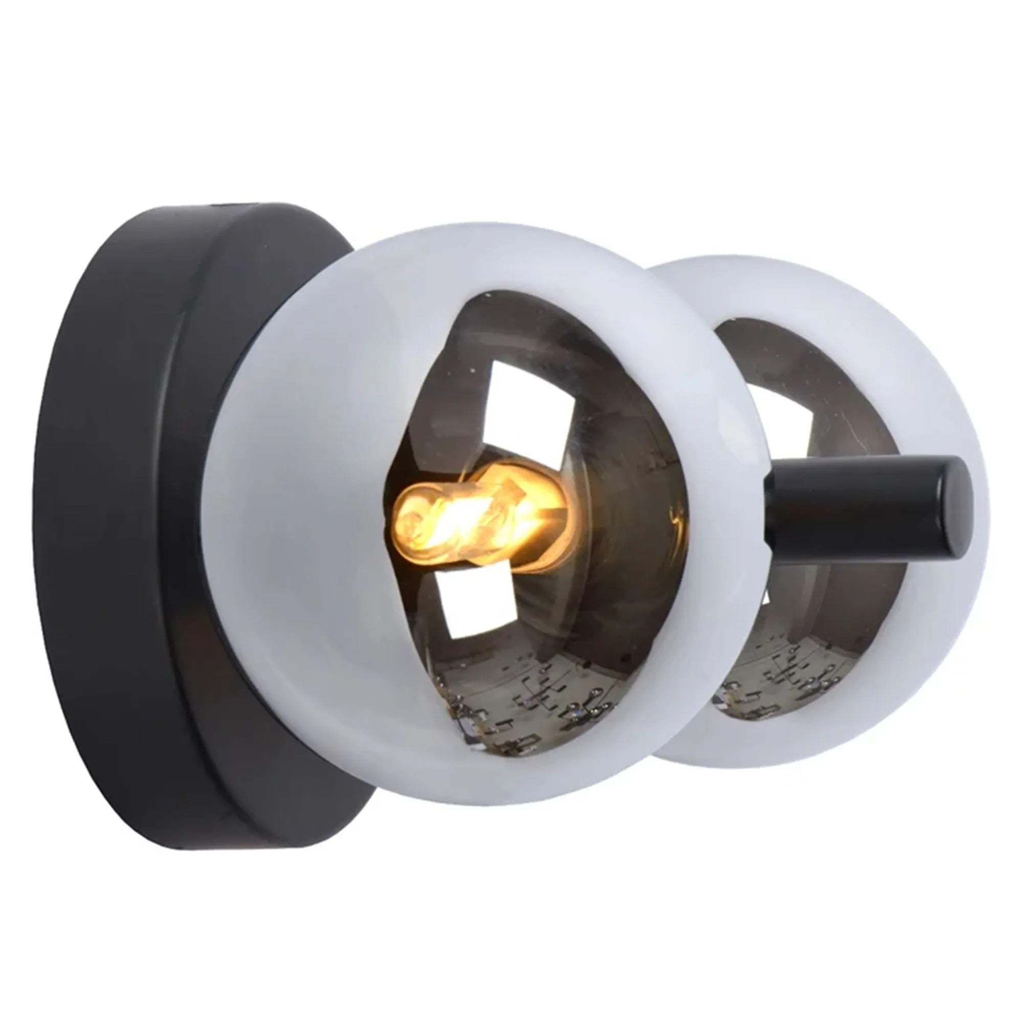 LAMPA ŚCIENNA KINKIET APP1162-2W Czarny 8