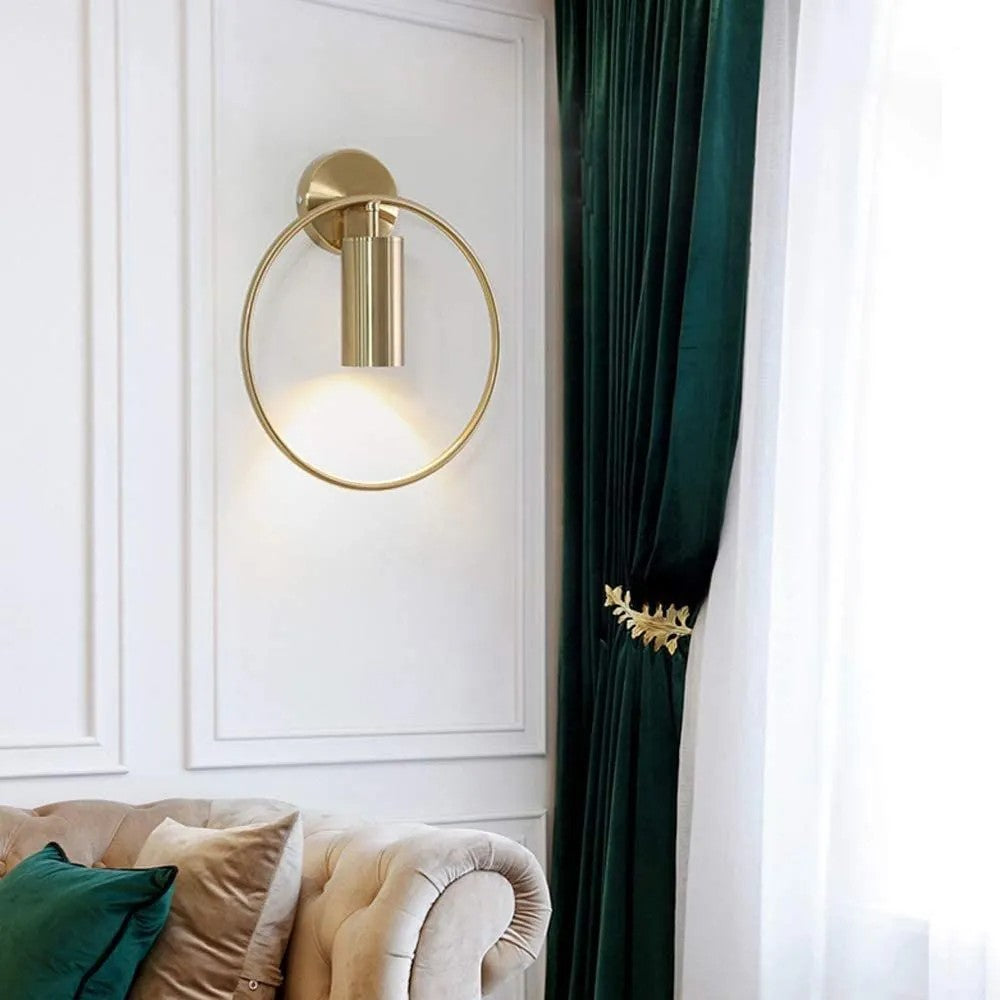 LAMPA ŚCIENNA KINKIET APP922-1W Złota 8