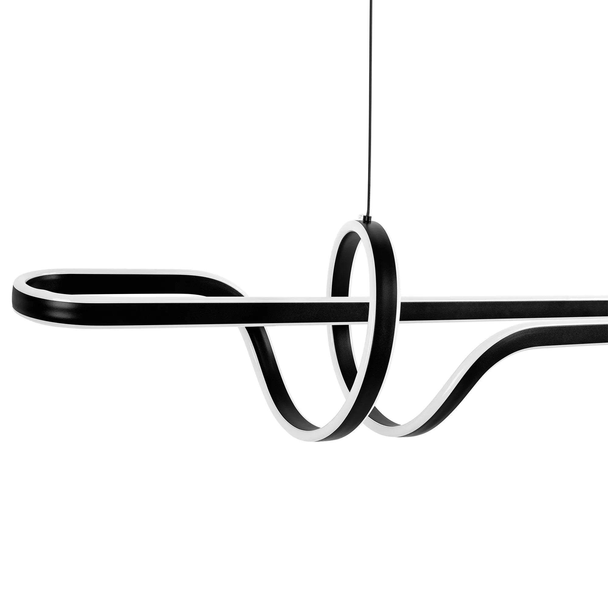 LAMPA WISZĄCA LED G038-CP CZARNA 8